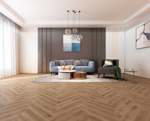 Premium LVT Herringbone - French Oak
