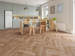 Premium LVT Herringbone - French Oak - Sample