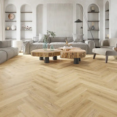 Premium LVT Herringbone - Barley Oak - Sample