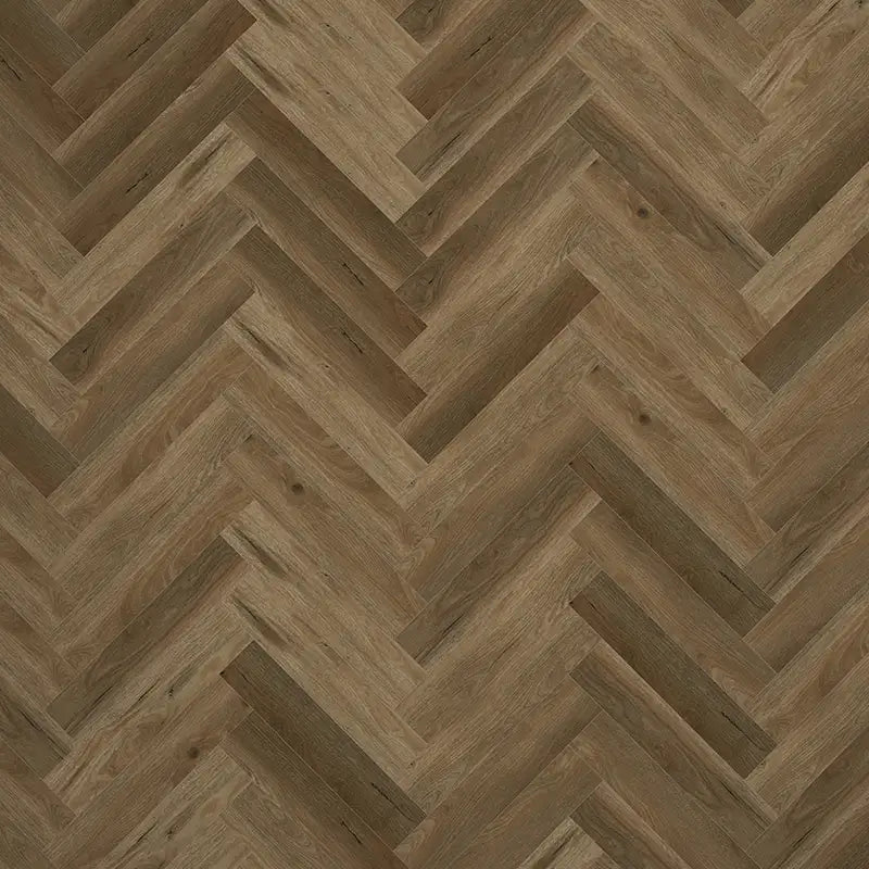 Premium LVT Herringbone - English Oak - Sample
