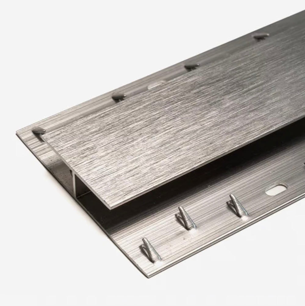 Premier Dual Edge Thresholds - Brushed Steel Nickel - 0.9M