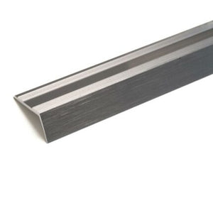 Premier Nosing Premium Threshold 9mm - Brushed Steel Nickel - 0.9M