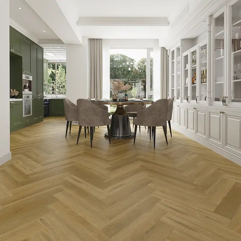 Premium LVT Herringbone - Natural Oak - Sample