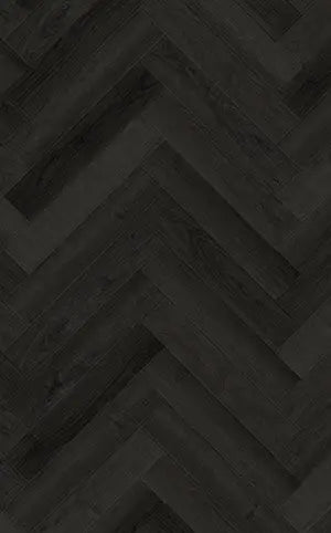 Premium LVT Herringbone - Antigua Charcoal Oak - Sample
