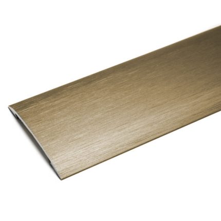 Premier Self Adhesive Flat Coverstrip - Brushed Light Bronze - 0.9M