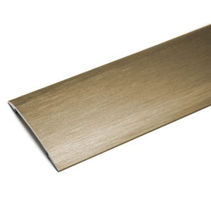 Premier Self Adhesive Flat Coverstrip - Brushed Light Bronze - 0.9M