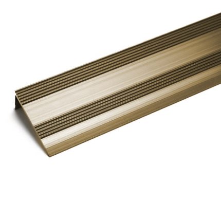 Premier Nosing Premium Threshold 9mm - Brushed Light Bronze - 0.9M